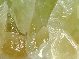 Green Calcite crystal
